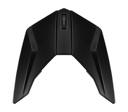 Kit Presa d'Aria Superiore Nero Opaco originale Airoh 7383 per casco Mathisse II, foto ufficiale del ricambio