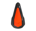 Kit Presa d'Aria Superiore Arancione Fluo Opaco originale Airoh 7410 per casco Specktre, foto ufficiale del ricambio