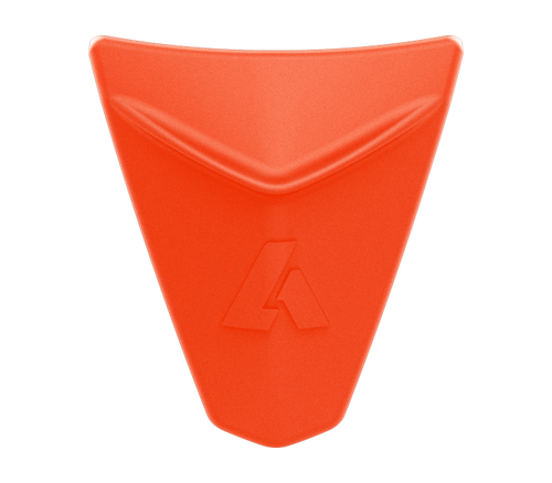 Presa d'Aria Mentoniera Arancione Fluo Opaco originale Airoh 7411 per casco Specktre, foto ufficiale del ricambio