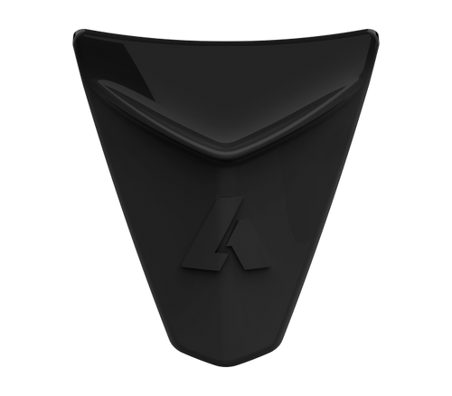 Presa d'Aria Mentoniera Nero Lucido originale Airoh 7414 per casco Specktre, foto ufficiale del ricambio