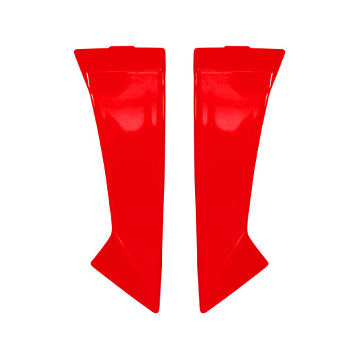 Kit Spoiler Laterali DX e SX Rosso Lucido originale Airoh 7446 per casco Spark 2, foto ufficiale del ricambio