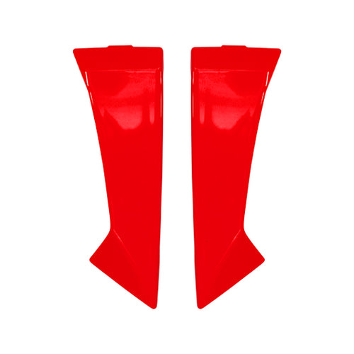 Kit Spoiler Laterali DX e SX Rosso Lucido originale Airoh 7446 per casco Spark 2, foto ufficiale del ricambio