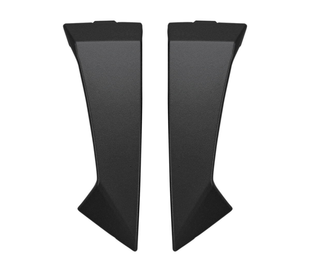 Kit Spoiler Laterali DX e SX Grigio Opaco Pantone 9C originale Airoh 7447 per casco Spark 2, foto ufficiale del ricambio