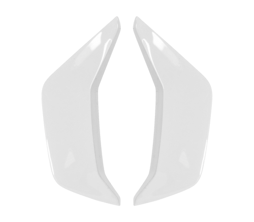 Kit Coperture Prese d'Aria Mentoniera Bianco Lucido originale Airoh 7467 per casco Mathisse II, foto ufficiale del ricambio