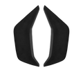 Kit Coperture Prese d'Aria Mentoniera Nero Opaco originale Airoh 7468 per casco Mathisse II, foto ufficiale del ricambio