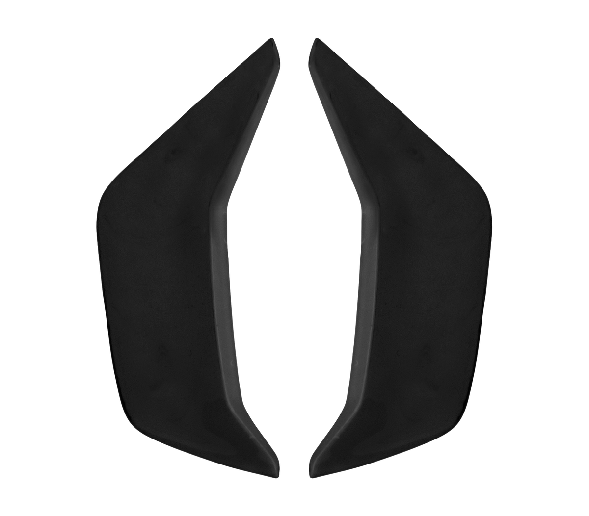 Kit Coperture Prese d'Aria Mentoniera Nero Opaco originale Airoh 7468 per casco Mathisse II, foto ufficiale del ricambio