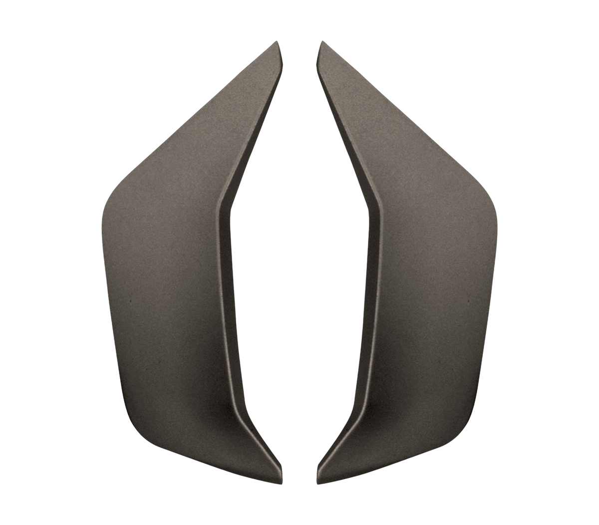 Kit Coperture Prese d'Aria Mentoniera Bronzo Opaco originale Airoh 7469 per casco Mathisse II, foto ufficiale del ricambio