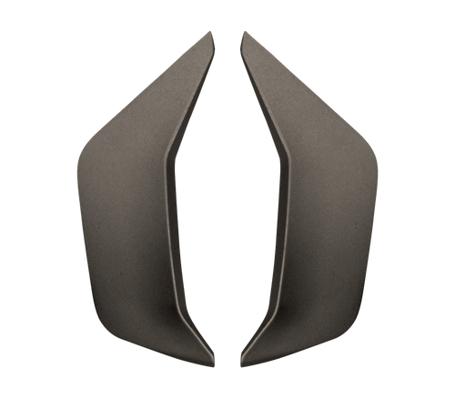 Kit Coperture Prese d'Aria Mentoniera Bronzo Opaco originale Airoh 7469 per casco Mathisse II, foto ufficiale del ricambio