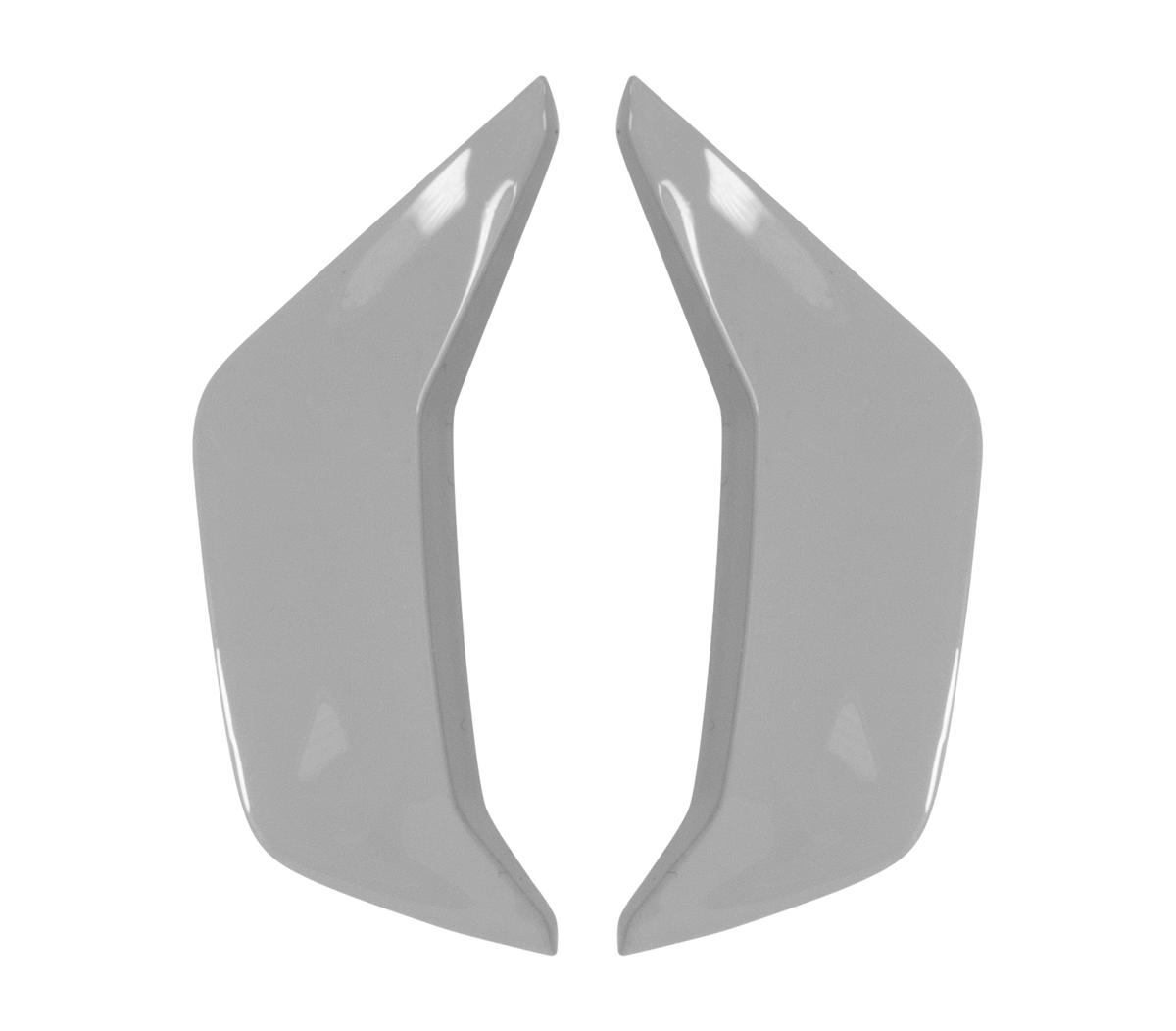 Kit Coperture Prese d'Aria Mentoniera Grigio Cemento Lucido originale Airoh 7470 per casco Mathisse II, foto ufficiale del ricambio