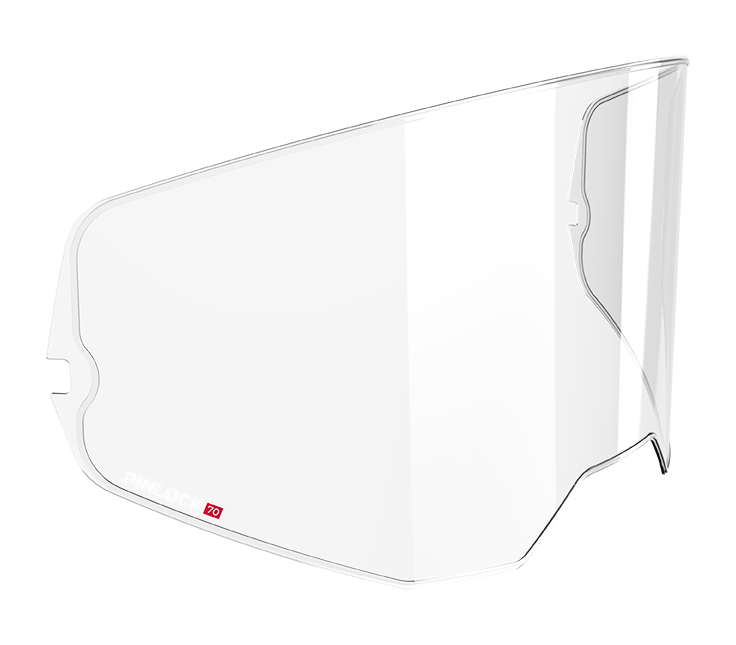 Lente Pinlock 70 MaxVision originale Airoh 7503, trasparente, per la visiera del casco Bandit, foto ufficiale del ricambio