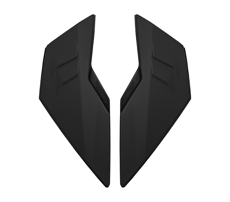 Kit Prese d'Aria Superiori Nero Opaco originale Airoh 7507 per casco Kombakt, foto ufficiale del ricambio