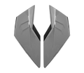 Kit Prese d'Aria Superiori Grigio Cemento Lucido originale Airoh 7508 per casco Kombakt, foto ufficiale del ricambio