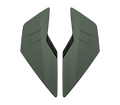 Kit Prese d'Aria Superiori Verde Militare Opaco originale Airoh 7511 per casco Kombakt, foto ufficiale del ricambio