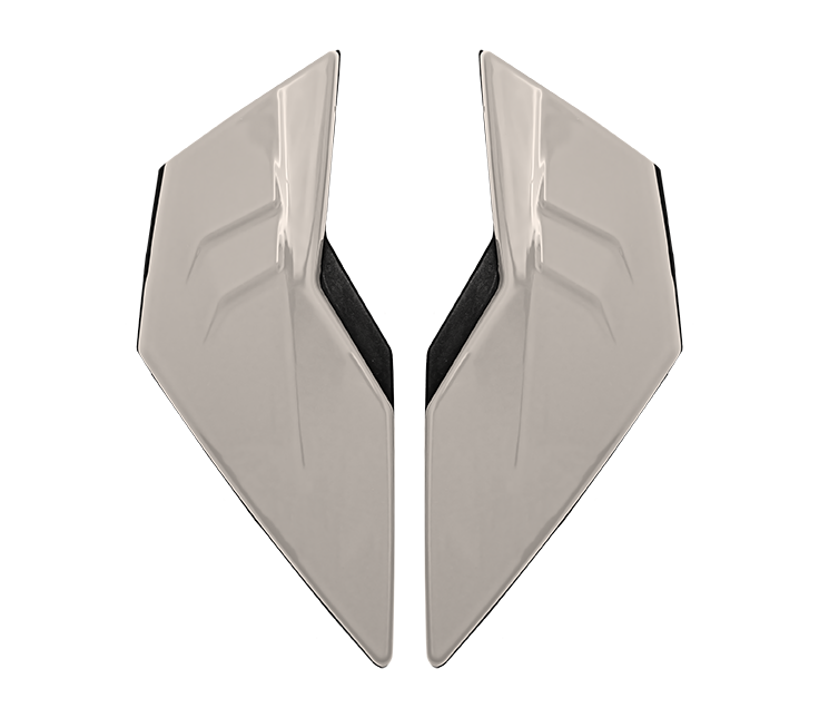 Kit Prese d'Aria Superiori Mocha Glow Lucido originale Airoh 7512 per casco Kombakt, foto ufficiale del ricambio