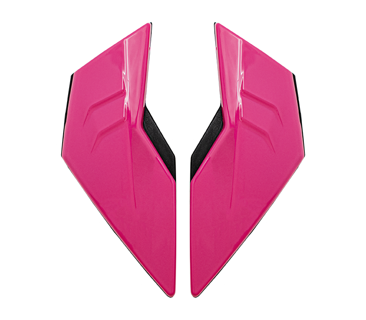 Kit Prese d'Aria Superiori Rosa Lucido originale Airoh 7513 per casco Kombakt, foto ufficiale del ricambio