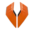 Kit Prese d'Aria Superiori Arancione Lucido originale Airoh 7514 per casco Kombakt, foto ufficiale del ricambio