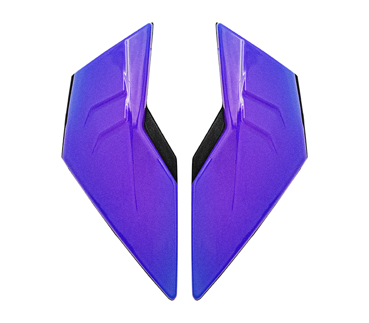 Kit Prese d'Aria Superiori Shimmer Lucido originale Airoh 7529 per casco Kombakt, foto ufficiale del ricambio