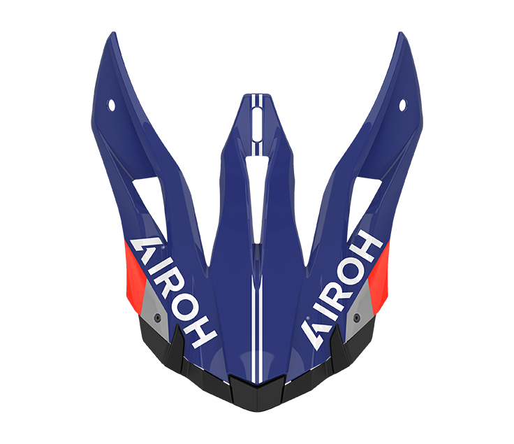 Frontino Fury Ceruleo Lucido originale Airoh AV22F82F per casco Aviator ACE 2, foto ufficiale del ricambio
