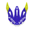 Frontino Shield Blu/Giallo Lucido originale Airoh AV22S31F per casco Aviator ACE 2, foto ufficiale del ricambio