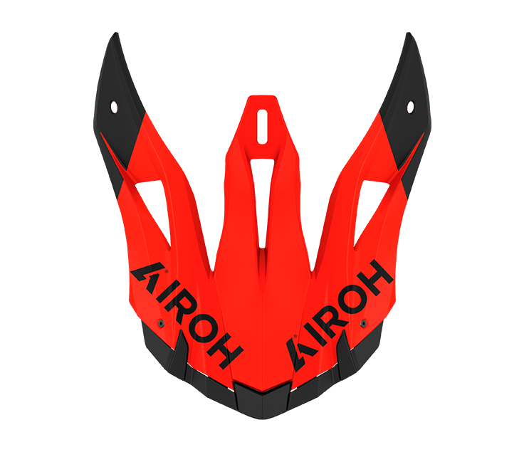Frontino Shield Arancione Opaco originale Airoh AV22S32F per casco Aviator ACE 2, foto ufficiale del ricambio