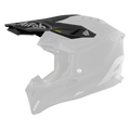 Frontino Carbonio Opaco originale Airoh AV3G35F per casco Aviator 3, mostrato su un casco in trasparenza, foto ufficiale del ricambio