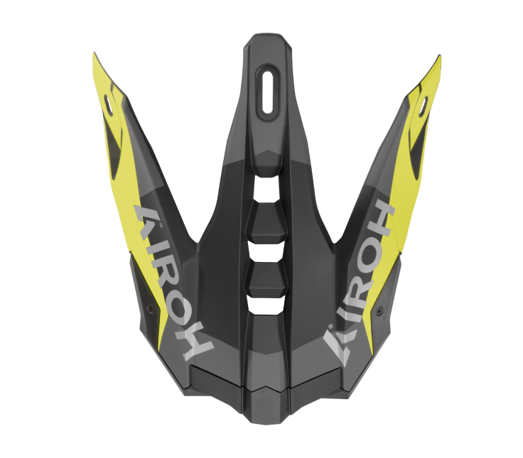 Frontino Monarch Giallo Opaco originale Airoh AV3M31F per casco Aviator 3, foto ufficiale del ricambio