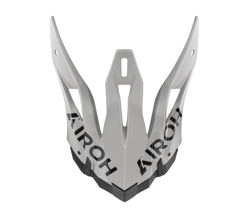 Frontino Grigio Cemento Lucido originale Airoh AVA298F per casco Aviator ACE 2, foto ufficiale del ricambio