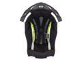 Cuffia interna originale Airoh AVA2BC nera con supporto nero per casco Aviator ACE 2, foto ufficiale del ricambio