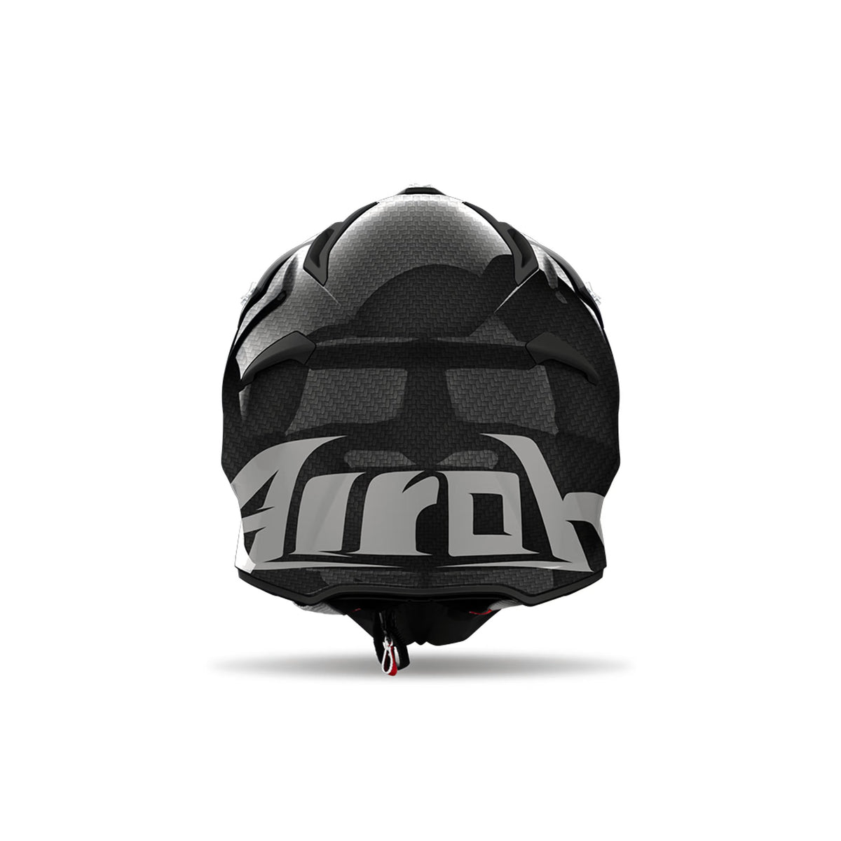 Airoh Aviator Ace 2 Carbon Lucido (AVA299), vista posteriore con il logo Airoh