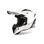 Airoh Aviator Ace 2 Color Bianco Lucido (AVA214), casco cross in vista laterale di tre quarti
