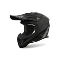 Airoh Aviator Ace 2 Color Nero Opaco (AVA211), casco cross in vista laterale di tre quarti