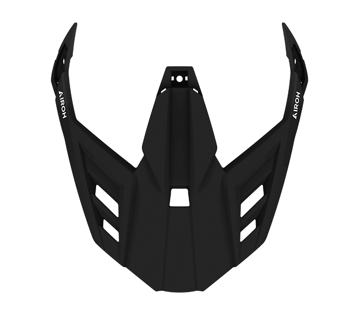 Frontino Nero Opaco originale Airoh BA11F per casco Bandit, foto ufficiale del ricambio