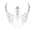 Frontino Bianco Lucido originale Airoh BA14F per casco Bandit, foto ufficiale del ricambio