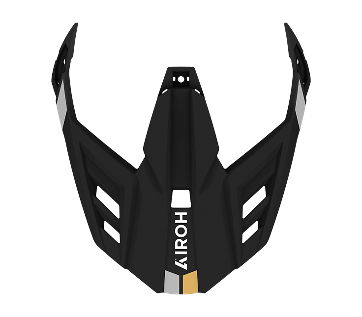 Frontino Horn Oro Opaco originale Airoh BAH35F per casco Bandit, foto ufficiale del ricambio