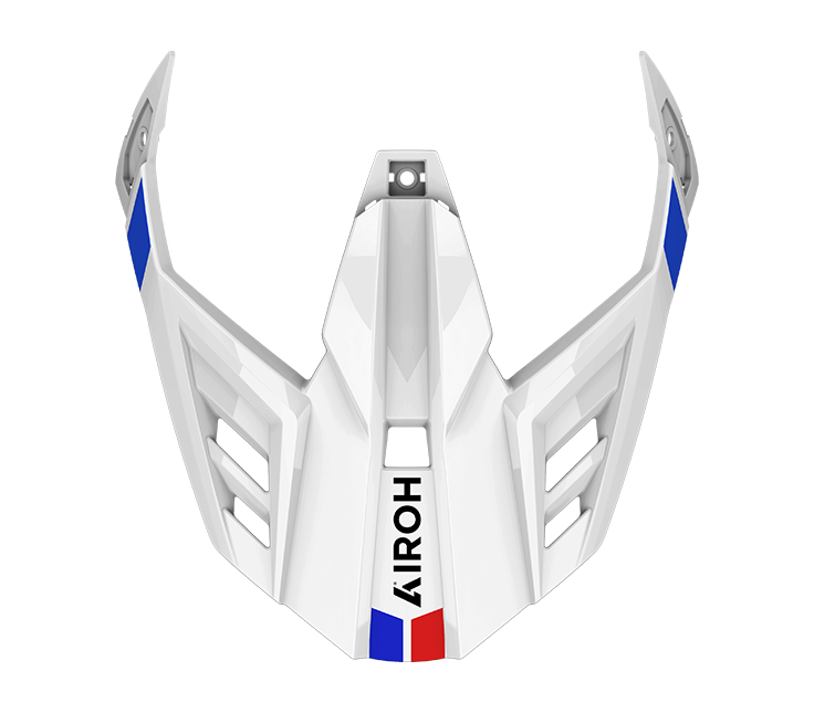 Frontino Horn Bianco Lucido originale Airoh BAH55F per casco Bandit, foto ufficiale del ricambio