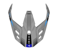 Frontino Spicy Blu Lucido originale Airoh BAS18F per casco Bandit, foto ufficiale del ricambio