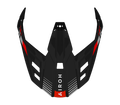 Frontino Spicy Rosso Lucido originale Airoh BAS55F per casco Bandit, foto ufficiale del ricambio