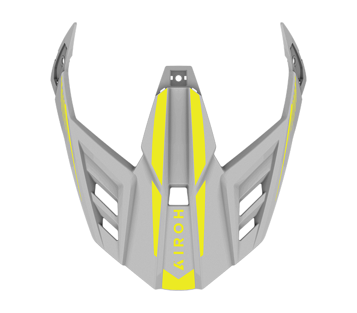 Frontino Tune Giallo Opaco originale Airoh BAT31F per casco Bandit, foto ufficiale del ricambio