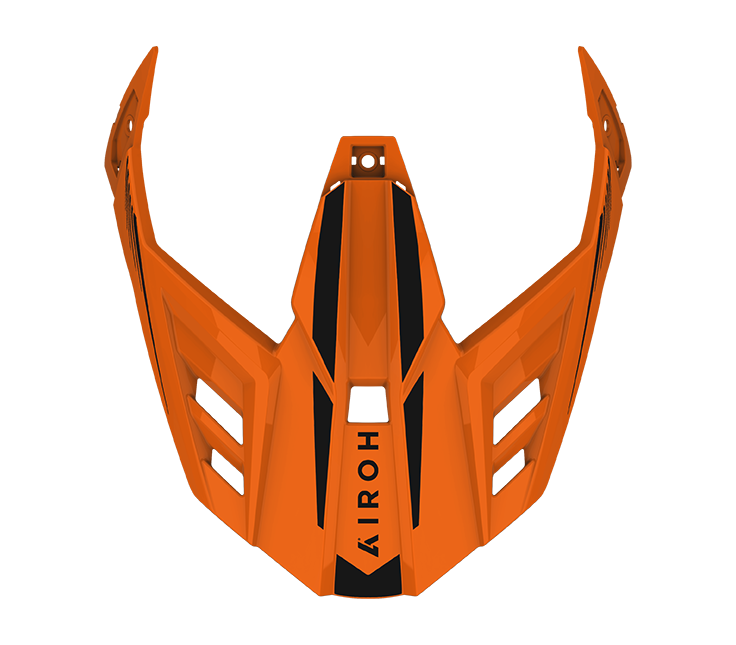 Frontino Tune Arancione Lucido originale Airoh BAT32F per casco Bandit, foto ufficiale del ricambio