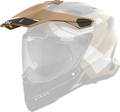 Frontino Reveal Sabbia Opaco originale Airoh CM2R29F1 per casco Commander 2, mostrato su un casco in trasparenza, foto ufficiale del ricambio