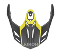 Frontino Skip Giallo Opaco originale Airoh CM2S31F per casco Commander 2, foto ufficiale del ricambio
