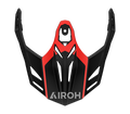 Frontino Skip Arancione Opaco originale Airoh CM2S32F per casco Commander 2, foto ufficiale del ricambio