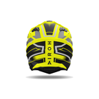Airoh Commander 2 Mavick Giallo/Grigio Opaco CM2M31, casco adventure, visto da dietro
