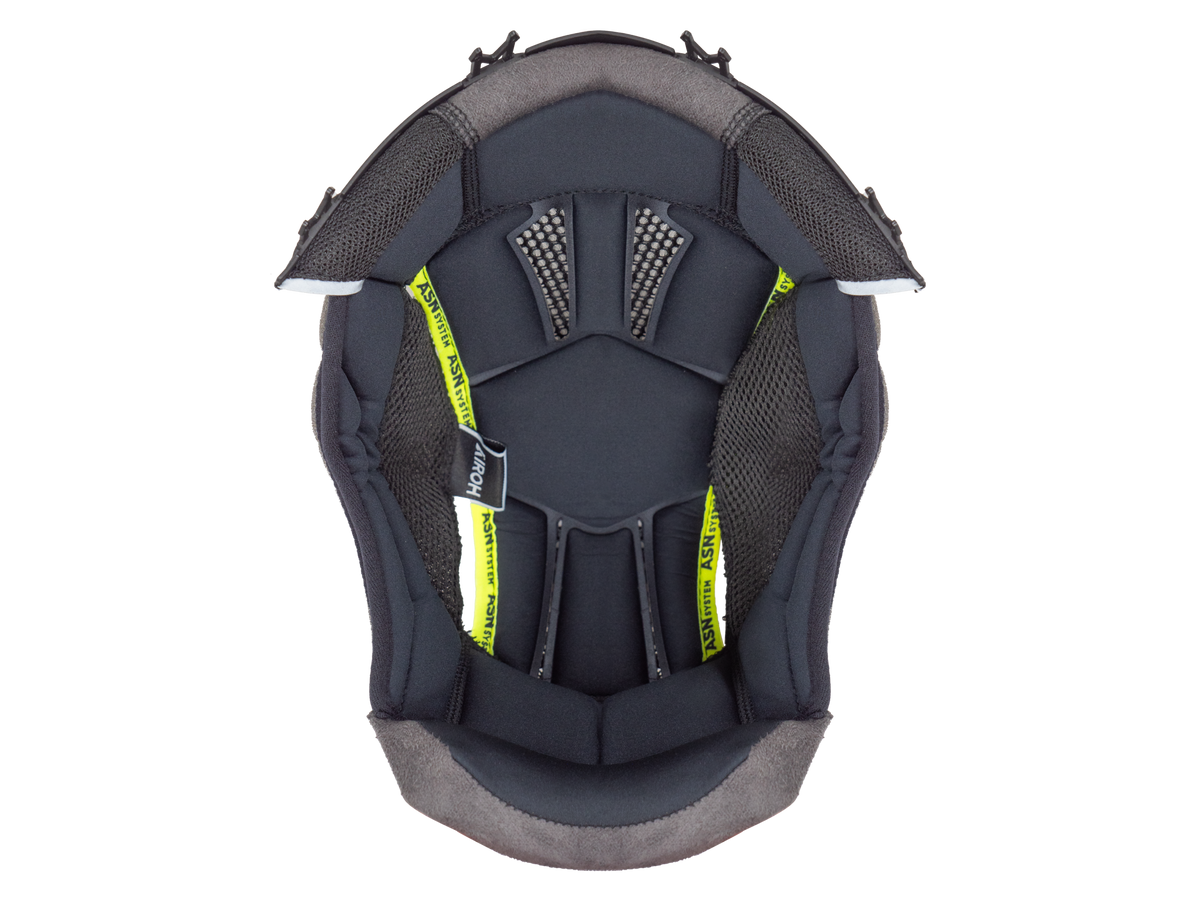 Cuffia interna originale Airoh CONC nera per casco Connor, foto ufficiale del ricambio