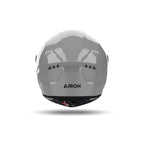 Airoh Connor Color Grigio Cemento Lucido (CN98), vista posteriore con il logo Airoh