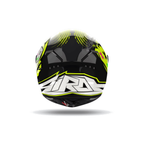 Airoh Connor Gamer Nero/Giallo Fluo Lucido CNG31 casco integrale, vista posteriore