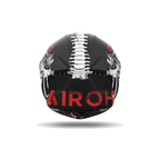 Airoh Connor Myth Nero/Bianco/Rosso Opaco CNM35 casco integrale, vista posteriore