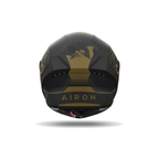 Airoh Connor Titan Nero/Oro Opaco CNTIT35 casco integrale, vista posteriore