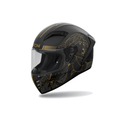 Airoh Connor Titan Nero/Oro Opaco CNTIT35 casco integrale, vista di tre quarti sinistra
