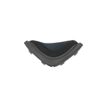 Paravento Mentoniera (Stop Wind) originale Airoh COWINST, colore nero, per casco Connor, foto ufficiale del ricambio